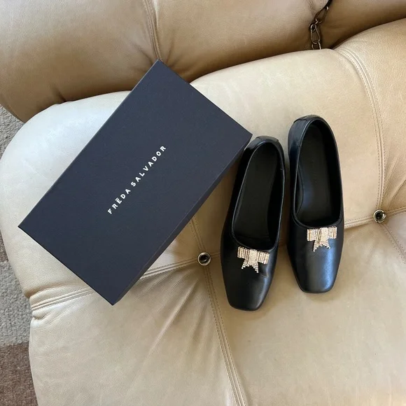 Freda Salvador | Jada Square Toe Ballet Shoes - Picture 2 of 5